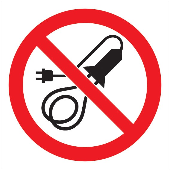 Р36 Запрещается пользоваться электронагревательными приборами